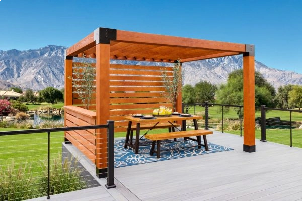 Wooden pergolas