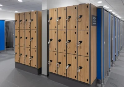 changing room lockers