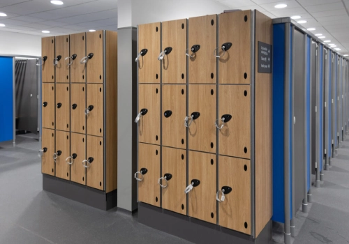 changing room lockers