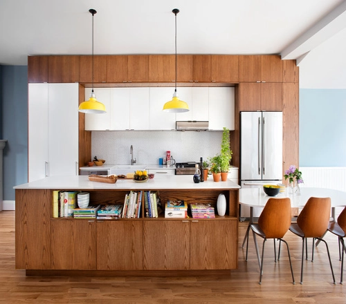 modern wood kitchen