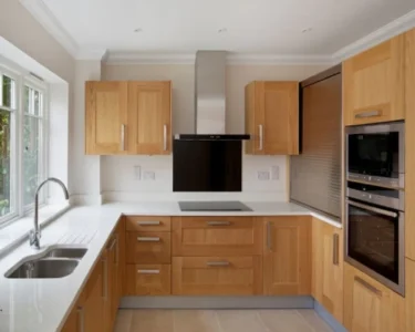wood kitchen cabinets