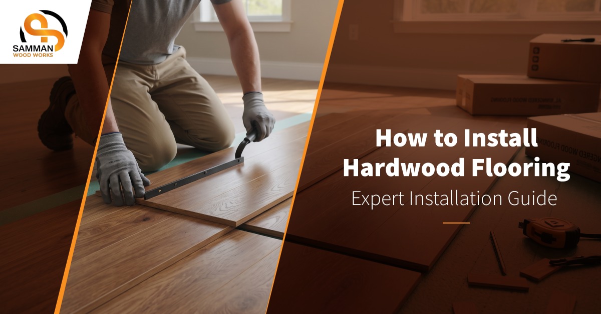 how to install hardwood flooring